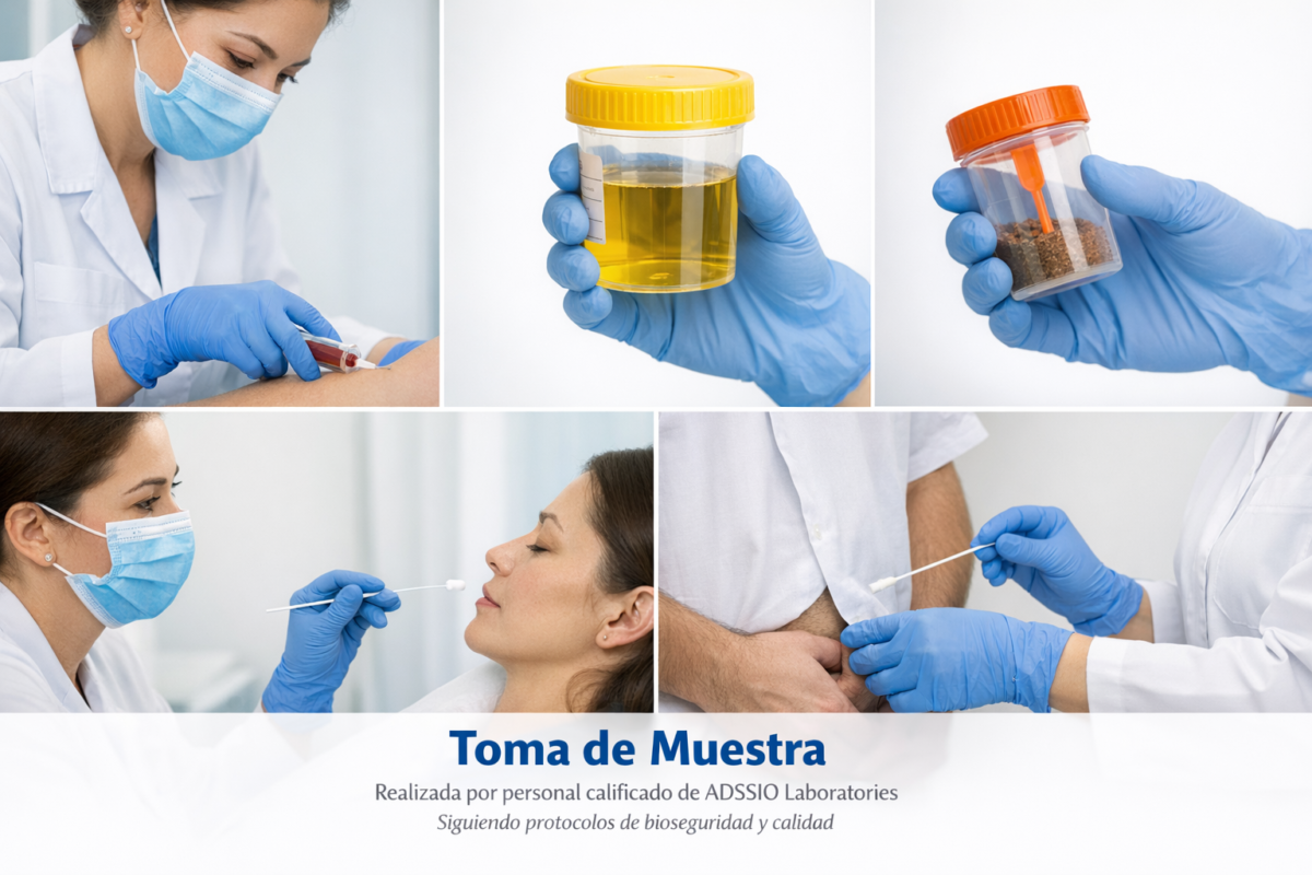 ADSSIO Laboratories - Toma de muestra clínica